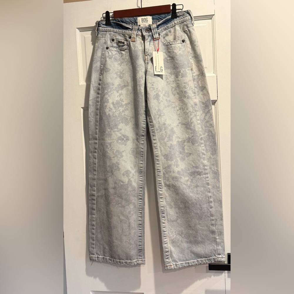 NWT Urban Outfitters BDG botanical wide leg jeans